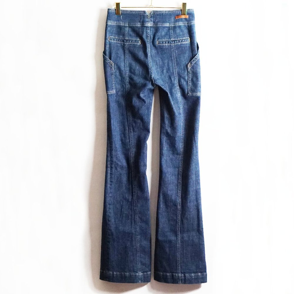 Anthropologie High-Rise Utility Bootcut Jeans 27 - Picture 7 of 8